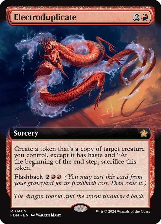 Electroduplicate (Extended Art) [Foundations] Foil