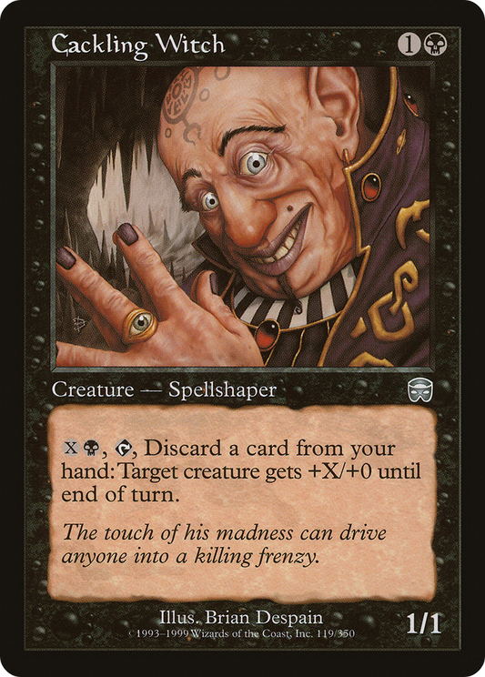 Cackling Witch [Mercadian Masques] Foil