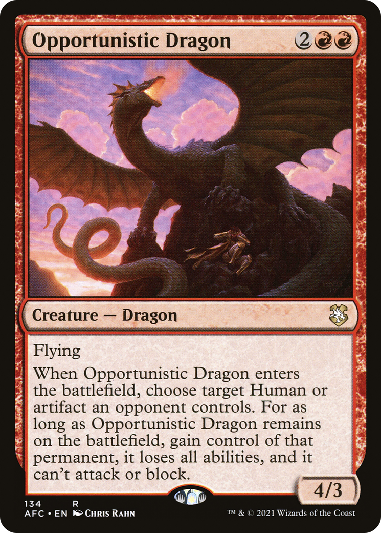Opportunistic Dragon [Dungeons & Dragons: Adventures in the Forgotten Realms Commander]