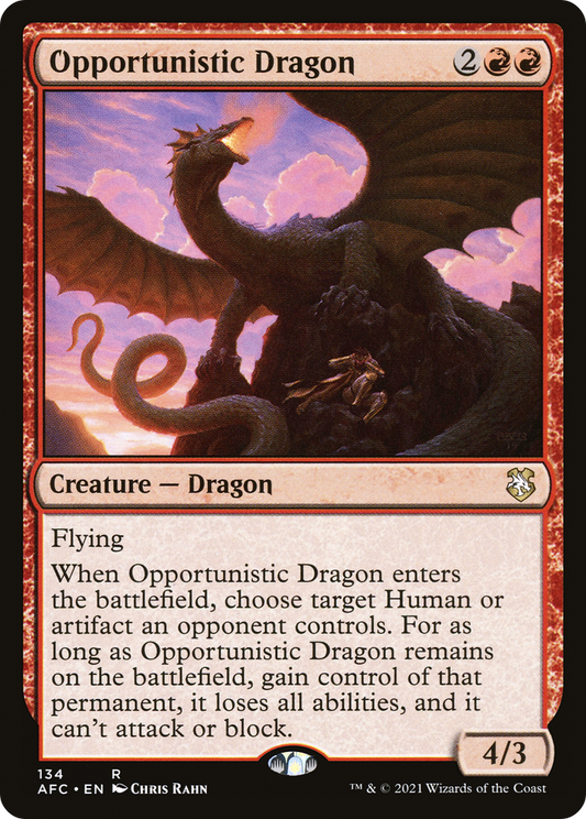 Opportunistic Dragon [Dungeons & Dragons: Adventures in the Forgotten Realms Commander]
