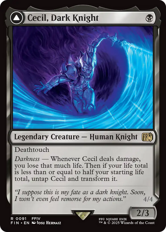 Cecil, Dark Knight // Cecil, Redeemed Paladin (091) - FINAL FANTASY