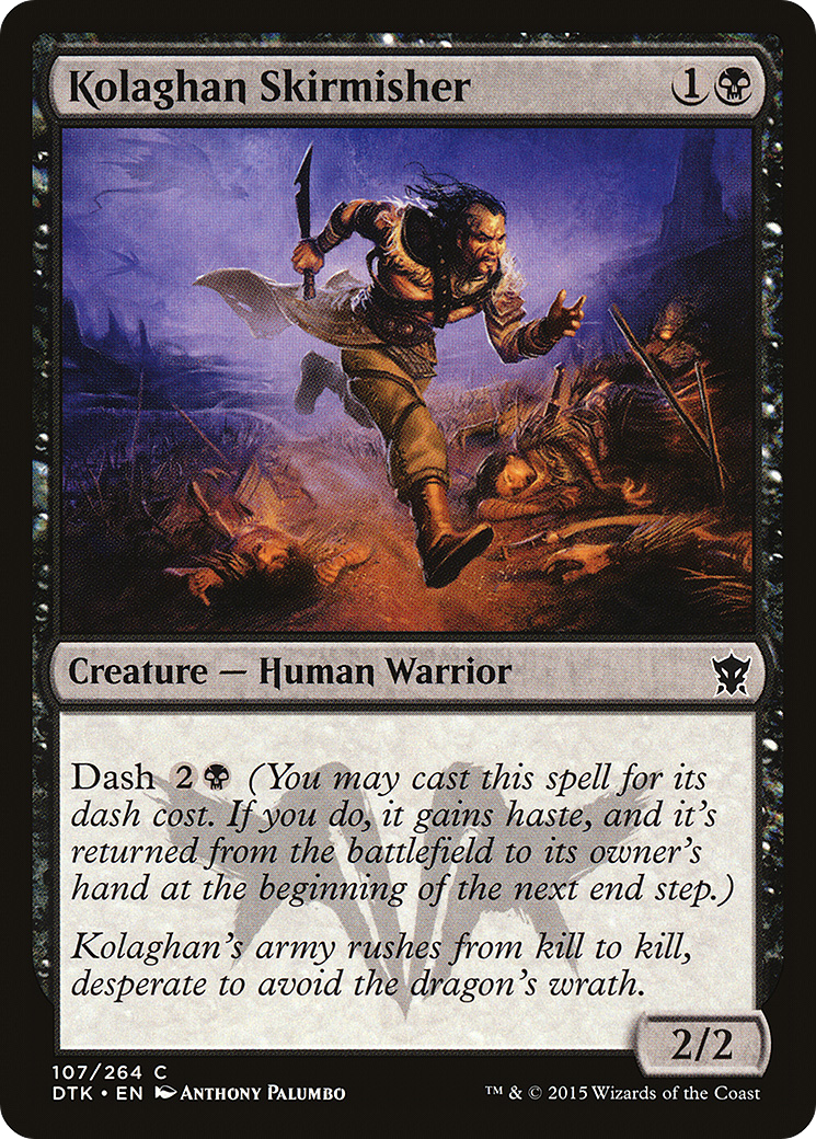 Kolaghan Skirmisher [Dragons of Tarkir] Foil