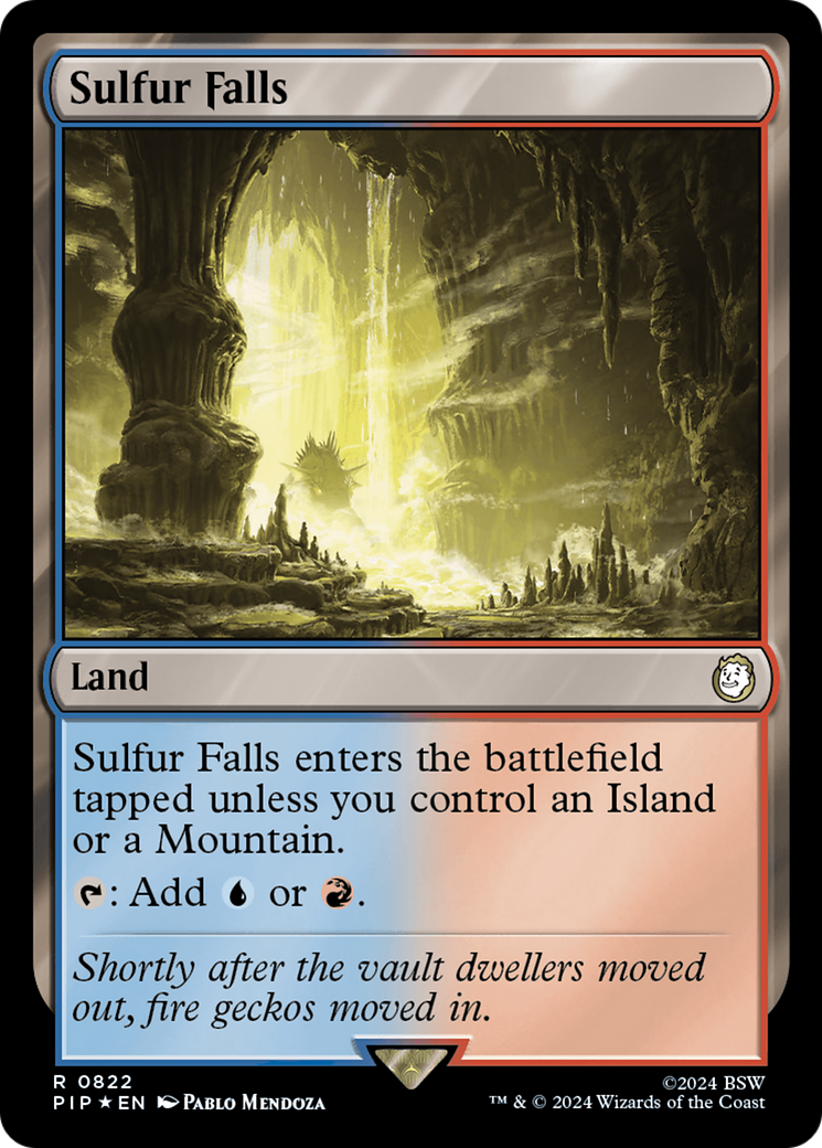Sulfur Falls (Surge Foil) (822) Foil - Fallout