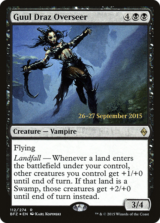 Guul Draz Overseer [Battle for Zendikar Prerelease Promos]