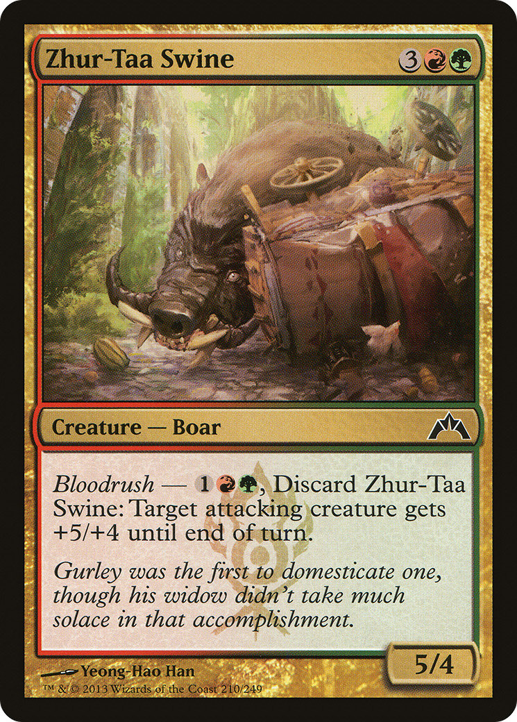 Zhur-Taa Swine [Gatecrash] Foil
