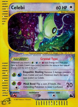 Celebi (145) Reverse Holofoil - Skyridge