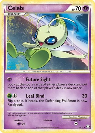 Celebi (3) Reverse Holofoil - Triumphant