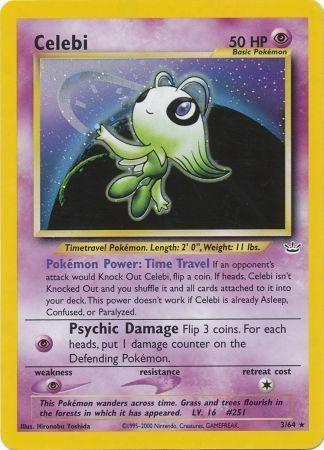 Celebi (3) (Unlimited) Holofoil - Neo Revelation