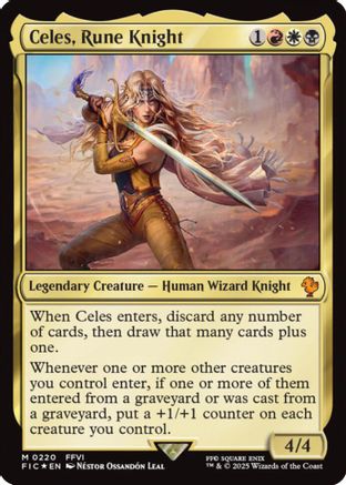 Celes, Rune Knight (220) Surge Foil - Commander: FINAL FANTASY
