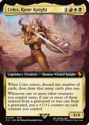 Celes, Rune Knight (Extended Art) (167) - Commander: FINAL FANTASY