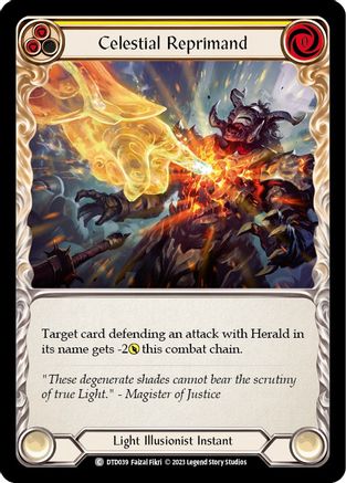 Celestial Reprimand (Yellow) (DTD039) - Dusk till Dawn