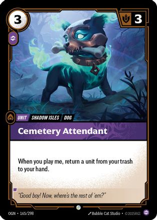 Cemetery Attendant (165) Foil - Origins