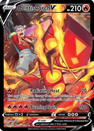 Centiskorch V (TG14) Holofoil - Lost Origin