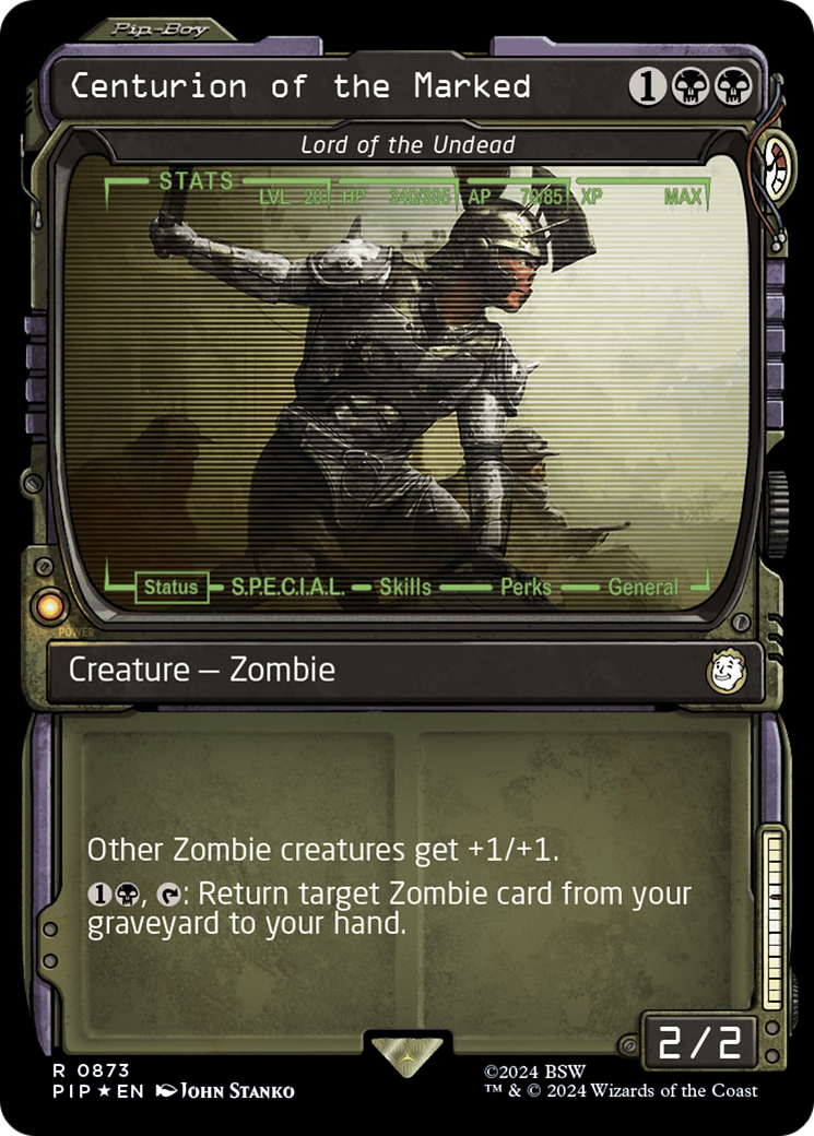 Centurion of the Marked – Lord of the Undead (Showcase) (873) Surge Foil - Fallout