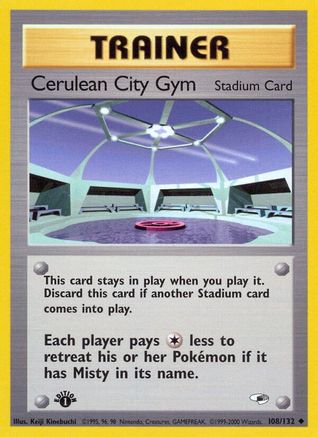 Cerulean City Gym (108) (1st Edition) - Gym Heroes
