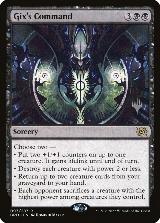 Gix's Command (Promo Pack) [The Brothers' War Promos]