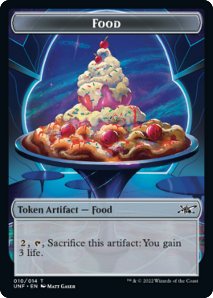 Squirrel // Food (010) Double-Sided Token [Unfinity Tokens] | Silver Goblin