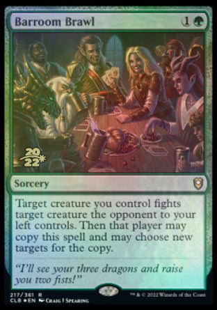 Barroom Brawl [Commander Legends: Battle for Baldur's Gate Prerelease Promos] | Silver Goblin