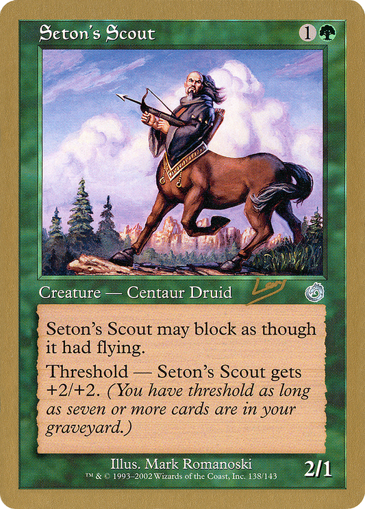 Seton's Scout (Raphael Levy) [World Championship Decks 2002]
