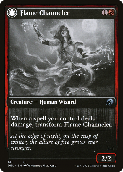 Flame Channeler // Embodiment of Flame [Innistrad: Double Feature] Foil