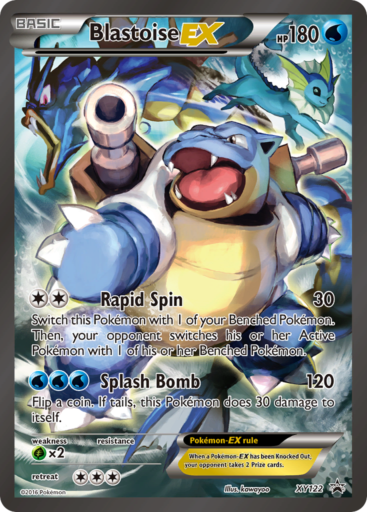 Blastoise EX (XY122) [XY: Black Star Promos] | Silver Goblin