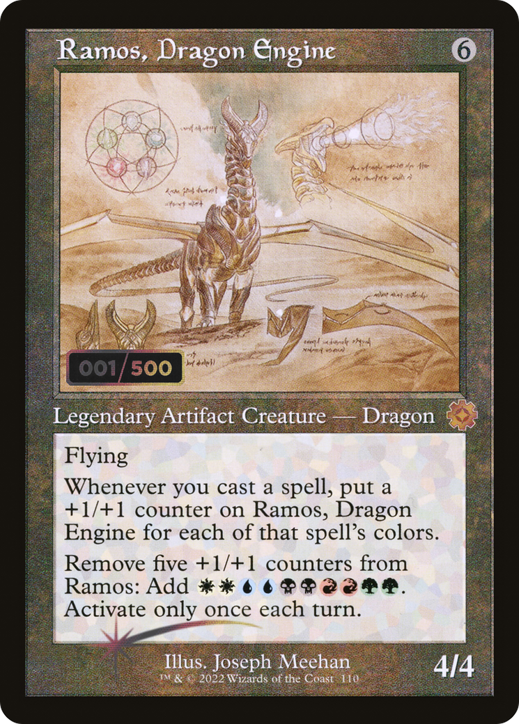 Ramos, Dragon Engine (Retro Schematic) (Serialized) [The Brothers' War Retro Artifacts]