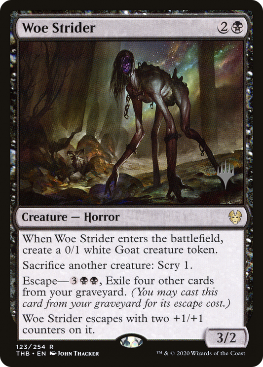 Woe Strider (Promo Pack) [Theros Beyond Death Promos] Foil