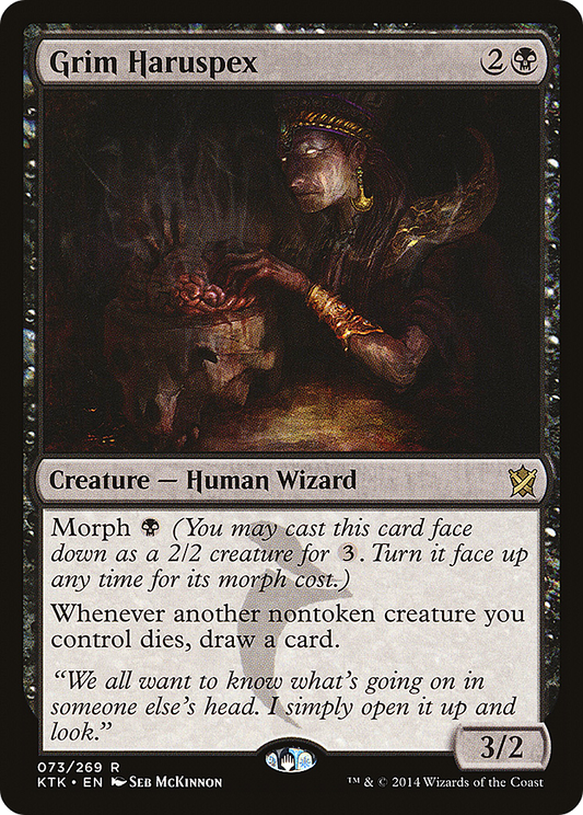 Grim Haruspex [Khans of Tarkir] Foil