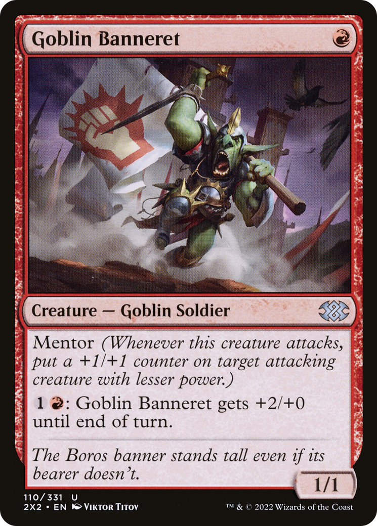 Goblin Banneret [Double Masters 2022] | Silver Goblin