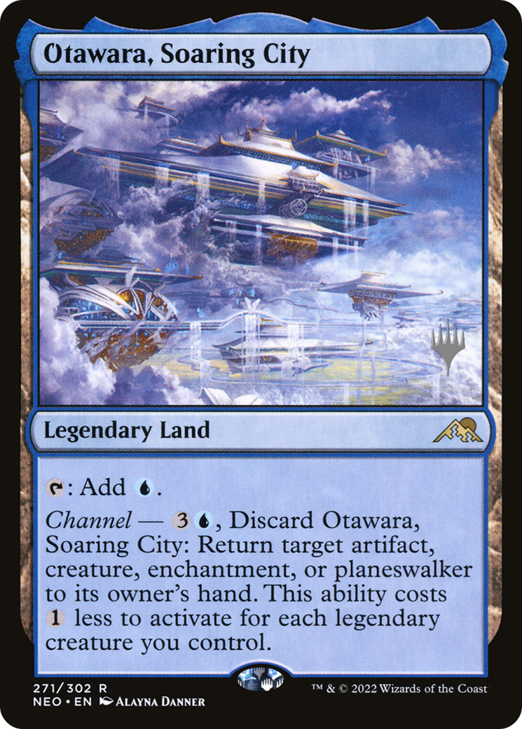 Otawara, Soaring City (271p) Foil - Kamigawa: Neon Dynasty Promos