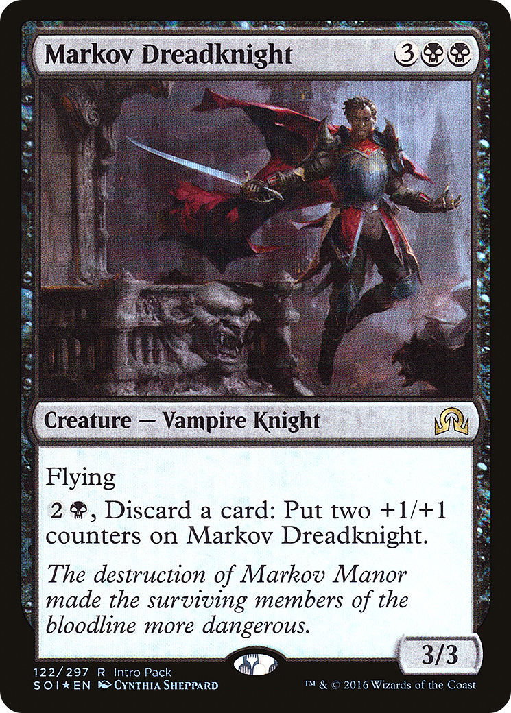 Markov Dreadknight (Intro Pack) [Shadows over Innistrad Promos] | Silver Goblin