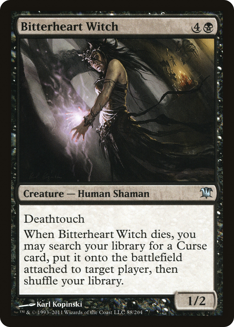 Bitterheart Witch [Innistrad] Foil
