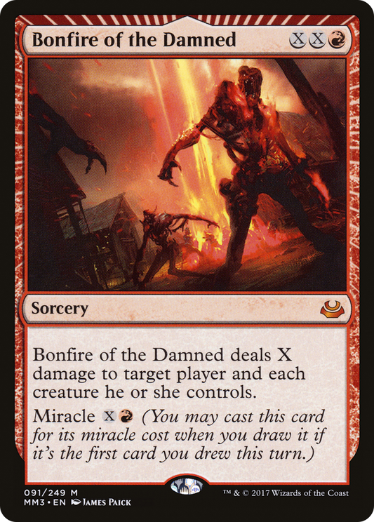 Bonfire of the Damned [Modern Masters 2017] Foil