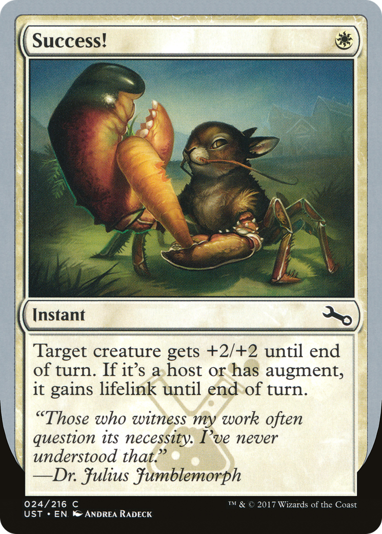 Success! [Unstable] Foil