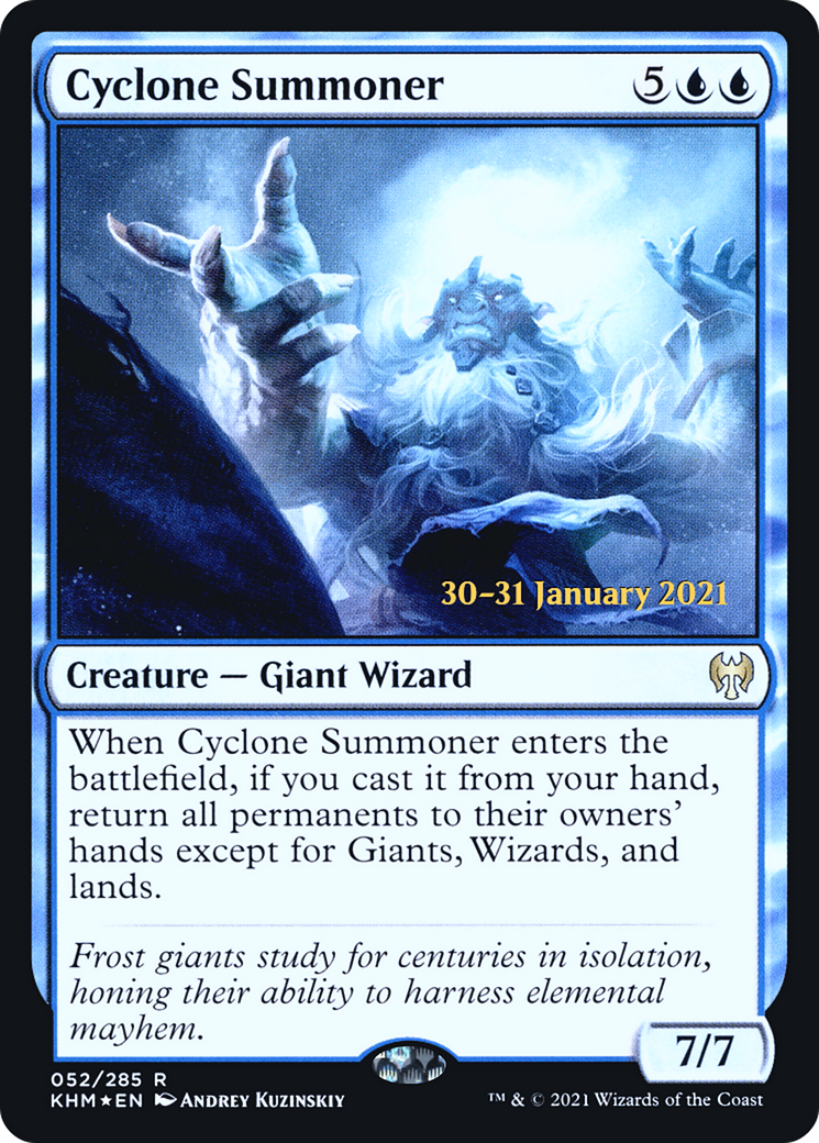 Cyclone Summoner [Kaldheim Prerelease Promos]