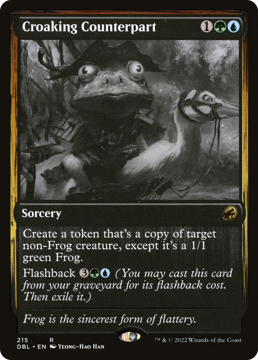 Croaking Counterpart [Innistrad: Double Feature] Foil