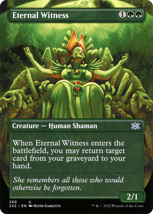 Eternal Witness (Borderless Alternate Art) [Double Masters 2022] Foil