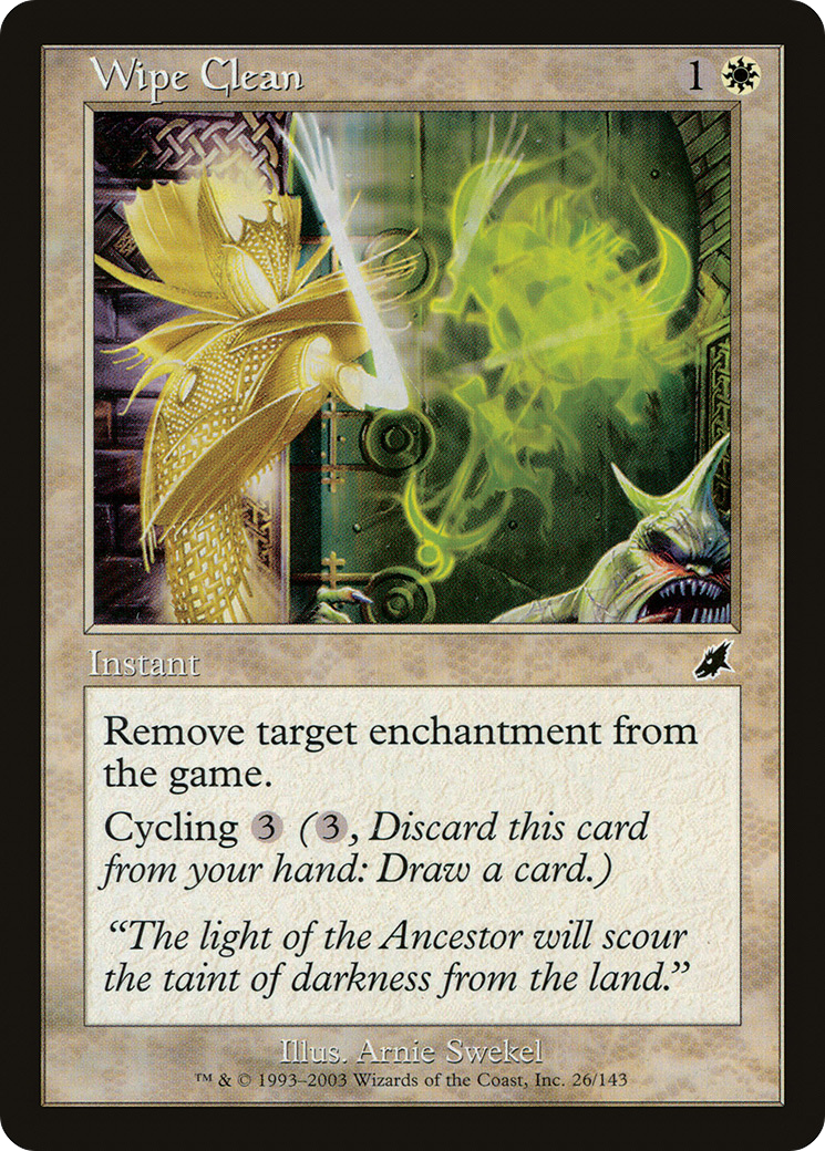 Wipe Clean [Scourge] Foil