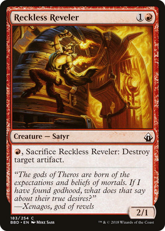 Reckless Reveler [Battlebond] Foil