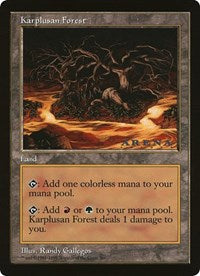 Karplusan Forest (Oversized) [Oversize Cards] | Silver Goblin