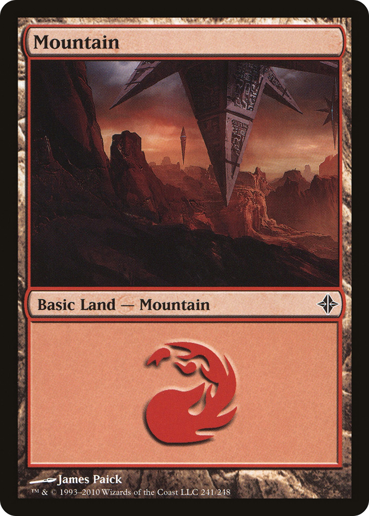 Mountain (241) [Rise of the Eldrazi] Foil