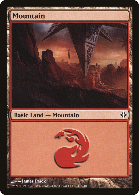 Mountain (241) [Rise of the Eldrazi] Foil