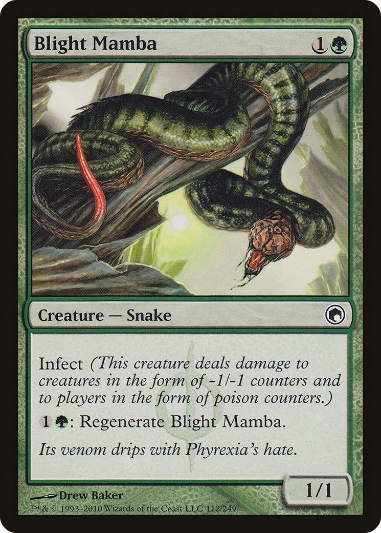 Blight Mamba [Scars of Mirrodin] Foil