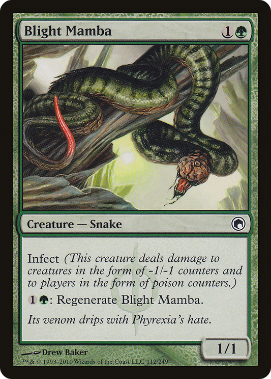 Blight Mamba [Scars of Mirrodin] Foil