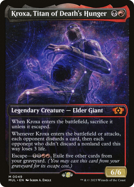 Kroxa, Titan of Death's Hunger [Multiverse Legends] Foil