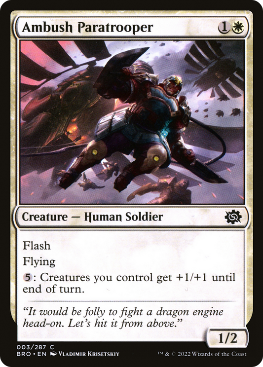 Ambush Paratrooper [The Brothers' War] Foil