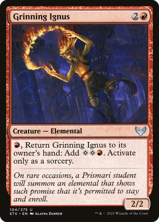 Grinning Ignus [Strixhaven: School of Mages] Foil