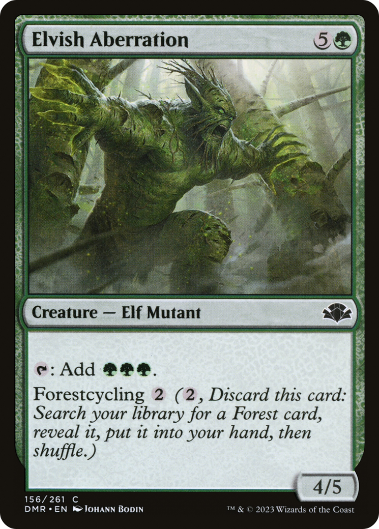 Elvish Aberration [Dominaria Remastered] Foil