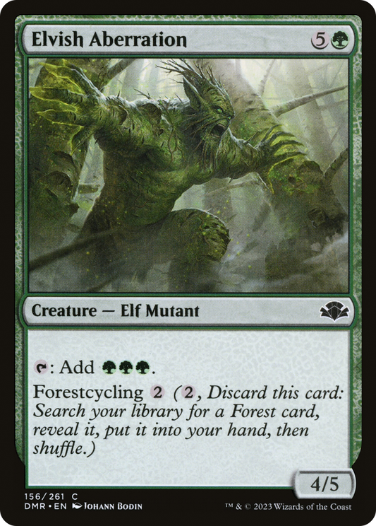 Elvish Aberration [Dominaria Remastered] Foil