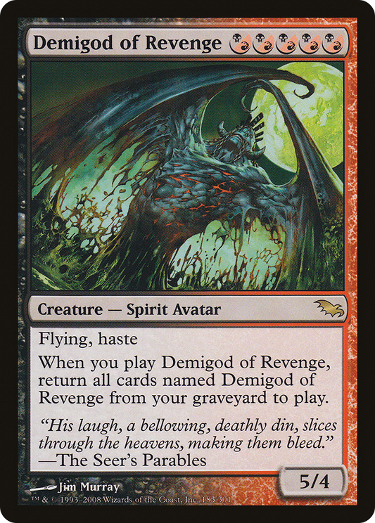 Demigod of Revenge [Shadowmoor] Foil